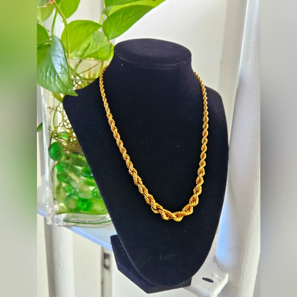 Napier Gold Rope Chain - Picture 8 of 9